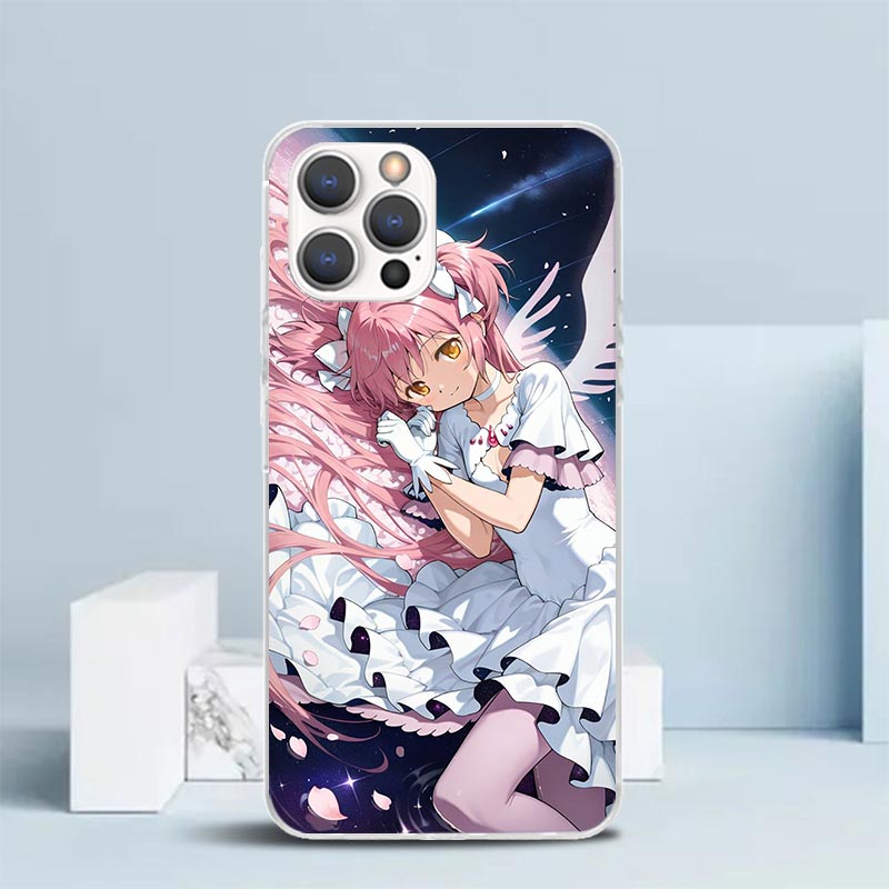 Madoka Magica Anime Soft Cover - Phone Cases That Fit Iphone 16E ulasan dan harga