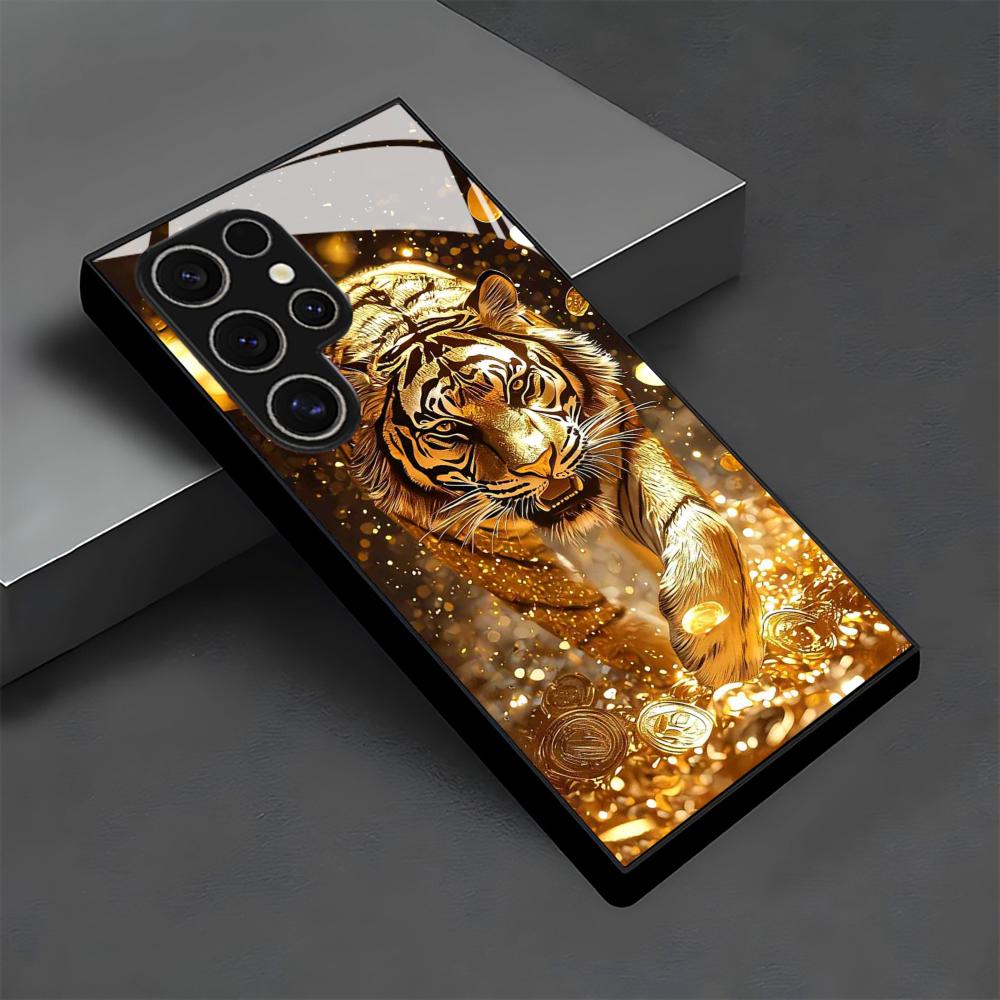 Tiger pattern glass Phone Case - Phone Cases Galaxy S26 Ultra ulasan dan harga