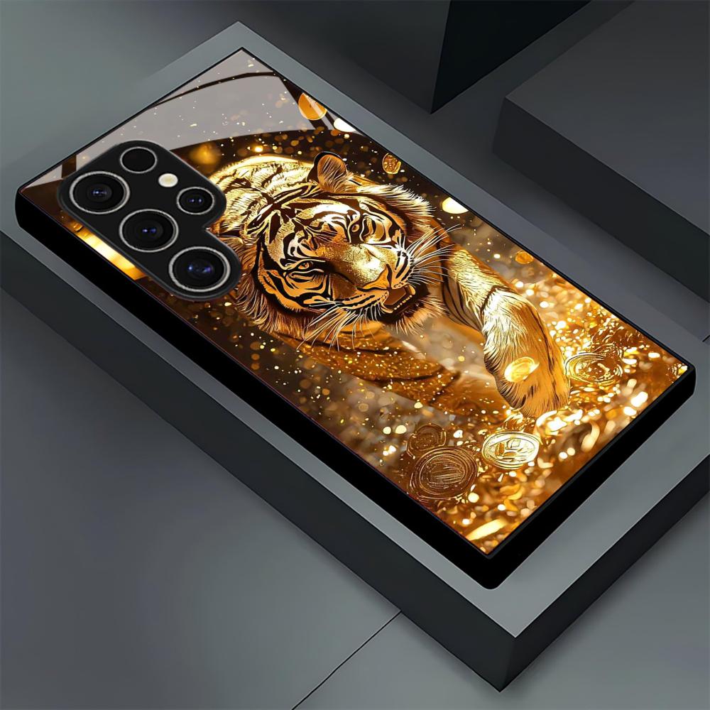 Tiger pattern glass Phone Case - Phone Cases Galaxy S26 Ultra ulasan dan harga