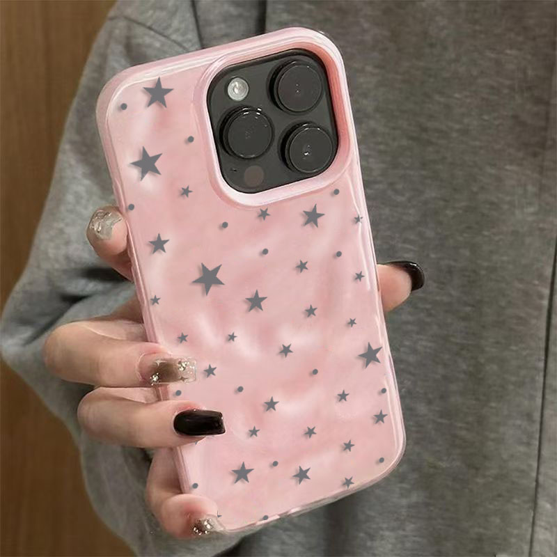 Minimalist Cute Star Wave Text - Phone Cases Vintage ulasan dan harga