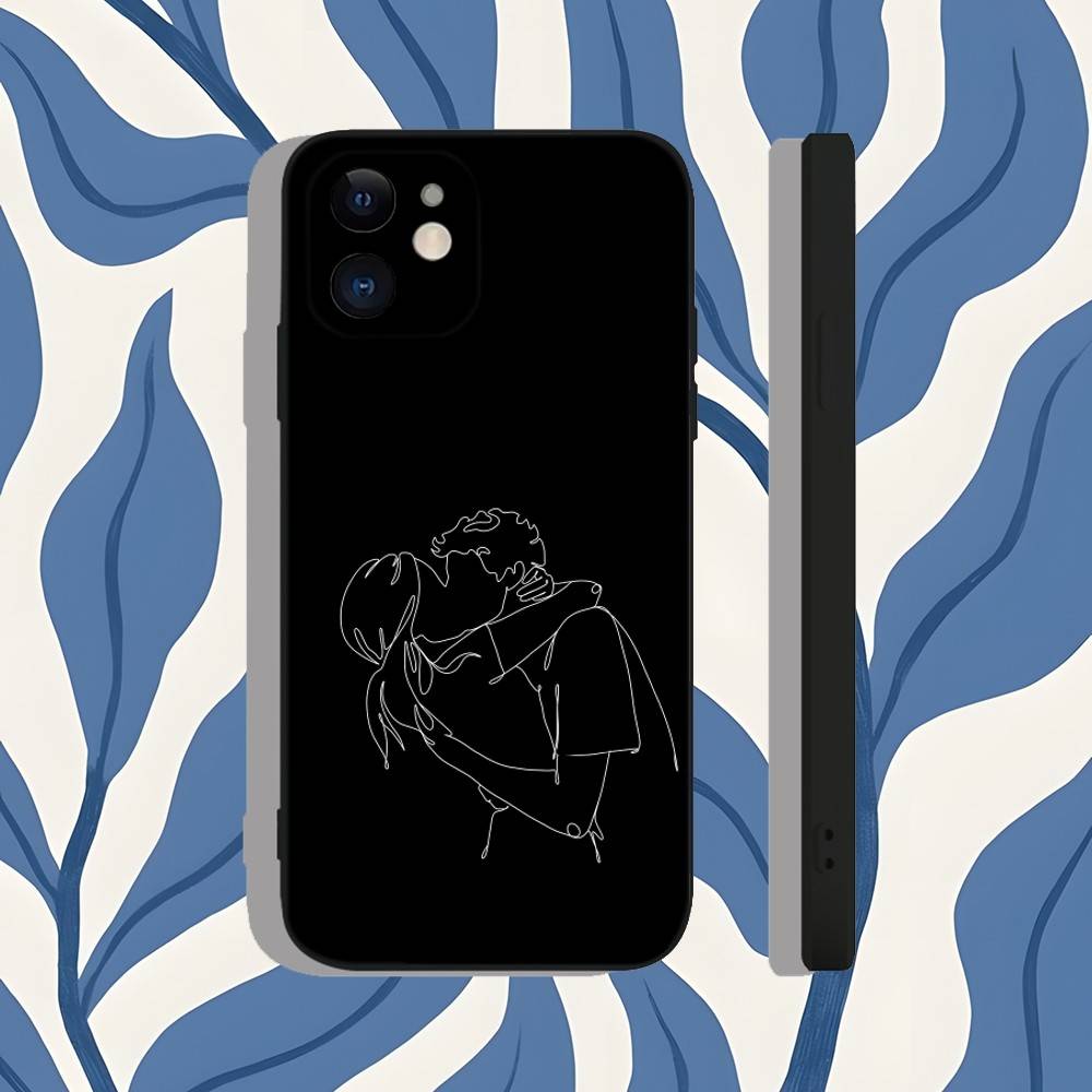 Minimalist Line Couple Hands   - Phone Cases That Fit Iphone 16E ulasan dan harga