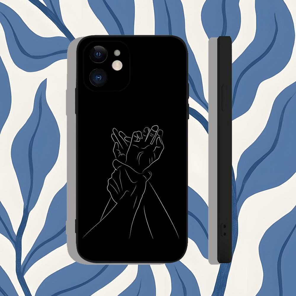 Minimalist Line Couple Hands   - Phone Cases That Fit Iphone 16E ulasan dan harga