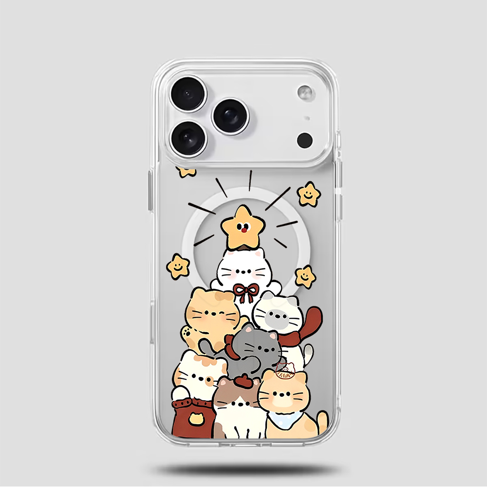 Cute Cartoon Kitten Print Comp - Phone Cases For Iphone 15 ulasan dan harga